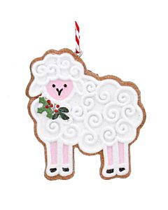 Gisela Graham - Gingerbread Sheep Resin Dec